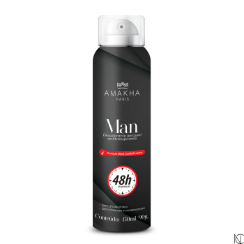 Amakha - Desodorante Antitranspirante 48 Horas - Masculino 90G