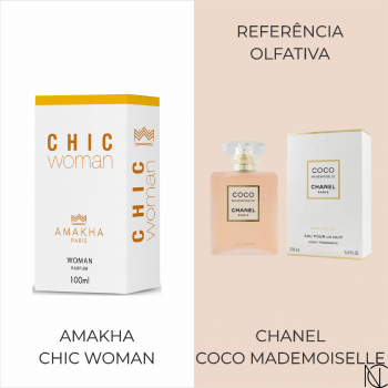 Amakha - Chic Woman - Perfume Feminino - 100Ml - Coco Mademoiselle