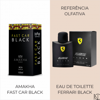 Amakha - Fast Car - Perfume Masculino - 100Ml - Ferrari Black