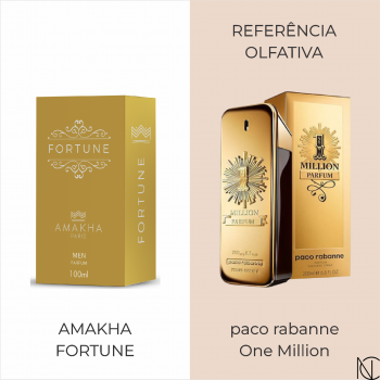 Amakha - Fortune - Perfume Masculino - 100Ml - One Million