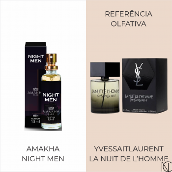Amakha Night Men - Parfum 15Ml - La Nuit De L'Homme