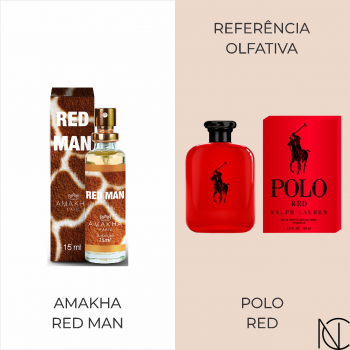 Amakha Red Man Masc - Parfum 15Ml - Polo Red